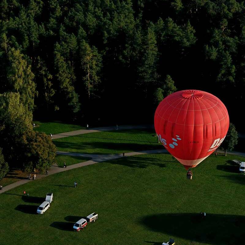 skrydis oro balionu vilniuje, vingio parkas, dangausmetro